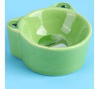 SUNGOOYUE Ceramic Hamster Bowl Cartoon Small Animal Feeder Design Compact 125g Easy to Clean Food Water Dish for Hamsters Gerbils Guinea Pigs Rabbits Cage Indoor Use (#2)