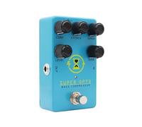 SUNGOOYUE Compressor Pedal, Smooth Dynamic Control Sustain Enhancement Blue Alloy Optical Compressor True Bypass for Bassist Electric Guitar Bass