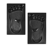SUNGOOYUE Concrete Stepping Stone Mold, Reusable Footprint Path Maker for | Reusable ABS Plastic Mold, 17.7 Inch Size, Includes Left and Right Footprints, Suitable for Garden Yard Patio Path