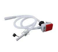 SUNGOOYUE Convenient Auto Stop Fuel Transfer Pump with 3 Adapters 51 Inch Hose Battery Powered Pump for Secure Refueling on the Go