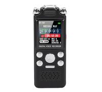 SUNGOOYUE Digital Voice Recorder, 32GB Built in Memory 64GB Expandable 1.44 Inch Screen Noise Reduction Voice Activated Recording, with Dual Channel Microphone, for Lectures Meetings