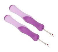 SUNGOOYUE DIY Craft Stainless Steel Embroidery Remover with Ergonomic Handle, 2PCs Seam Rippers Tool for Sewing The Craft