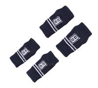 SUNGOOYUE Dog Elbow Protector 4Pcs Cotton Polyurethane Knitted Leg Warmers Dog Leg Socks for Joint Coverage Flexible Fit for Small Medium Pets Indoor (S)