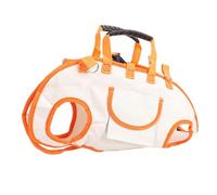 SUNGOOYUE Dog Sling Carrier, Breathable Nylon Dog Carrier with Adjustable Shoulder Strap and Ventilation Ports, for Small Pets Travel and Comfort (L)