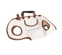 SUNGOOYUE Dog Sling Carrier, Breathable Nylon Dog Carrier with Adjustable Shoulder Strap and Ventilation Ports, for Small Pets Travel and Comfort (L)