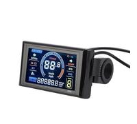 SUNGOOYUE Electric Bike LCD Display with NFC Security, 24V 36V 48V Color Screen for 22.2mm Handlebar