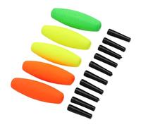 SUNGOOYUE Fishing Bobbers, 5PCS Portable High Visibility Impact Proof EVA Sea Rod Floats for Carp Bass Rock Fishing Long Distance Casting (M)