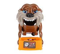 SUNGOOYUE Flake Out Bad Dog Bones Tricky Game ABS Plastic Interactive Bulldog Toy with Barking Action Hand Eye Coordination Family Party Game for Kids Age 5+