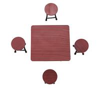 SUNGOOYUE Foldable Miniature Furniture That Contains a Table and 4 Chairs for the Internal Abdominal Material of the Dollhouse, Ideal for the Time to Play 1:12 Dollhouse