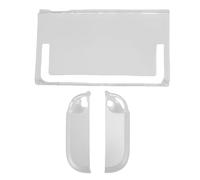 SUNGOOYUE Game Console Grip Protective Case, Transparent Matte Split Design with Locking Mechanism, Anti Slip Deformation Proof, Fit for 2