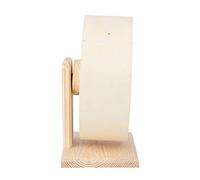 SUNGOOYUE Hamster Wheel Wooden Exercise Wheel with Rest House 21cm Mute Running Toy Wood Small Animal for Gerbils Chinchillas Hedgehogs Cage Play and Rest (Small Size)