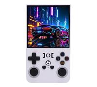 SUNGOOYUE Handheld Retro Game Console Upgraded RK3326 Chip 18000 Games 4in 720x720 Screen 4000mAh White for Mobile Gamers (128G)