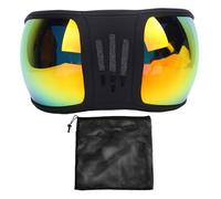 SUNGOOYUE Horse Riding Goggles, Windproof Sand Proof Adjustable Strap Plastic Lens Equestrian Equipment for Racing Training Outdoor Sports (Red)