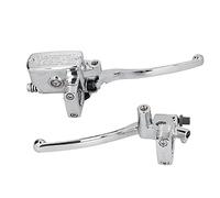 SUNGOOYUE Improved Performance Brake Clutch Lever 2pcs 24.5mm Aluminum Alloy, Universal Accessory for Motorcycle, Easy Installation for Most Motorcycles