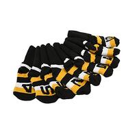 SUNGOOYUE Iron Head Cover with Thick Plush Interior, Classic Striped Pattern, Fully Covered, Protect the Club Head From Damage (Black)