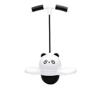 SUNGOOYUE Jumping Ball With Handle, Hoppers Hopper Ball Sensory Development Toy For Boys Girls Exercise Coordination Indoor Outdoor Play Jumping With Handle, Fun Balance Bounce (Black)