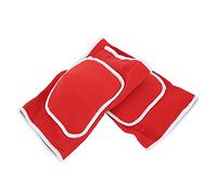 SUNGOOYUE Knee Pads, 1 Pair Protective Knee Pads Thicken Sponge Brace Knee Guards for Dance Yoga Multi Sports Kneepads for Men Women Adult Ergonomic Supports (Red)