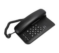 SUNGOOYUE KX T3026CID English Telephone, ABS Material Wall Mountable Table Top Phone with Colorful Box, for Hotel Home Office UK Telephone Line (Black)