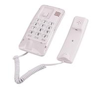 SUNGOOYUE KXT-438 Wall Phone with a Silent Pause Call Function for the School Office Hotel, Portable Design (White)