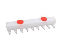 SUNGOOYUE Lamb Feeder, ABS Piglet Feeding Device Single Sided Animal Milk Feeder with 9 Nipples, Leakproof Goat Milk for Lamb Piglet Livestock Farm Feeding