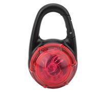 SUNGOOYUE LED Pet Pendant Glowing Collar ABS Clip Light 2 Flash Modes Lightweight Dog Necklace for Night Walking Outdoor Use for Cats and Small Pets Orange (Red)