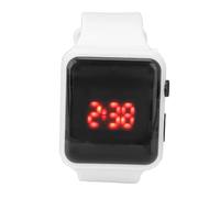 SUNGOOYUE LED Screen -elegance Shows Children, a Smooth and Comfortable Digital Watch with Background Design, a Professional Sport for 9 to 12 Years of pink, Integrated Button Battery (White)