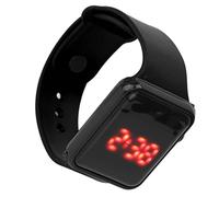 SUNGOOYUE LED Screen -elegance Shows Children, a Smooth and Comfortable Digital Watch with Background Design, a Professional Sport for 9 to 12 Years of pink, Integrated Button Battery (Black)