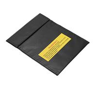 SUNGOOYUE Lipo Battery Bag, Fireproof Explosion Proof Heat Resistant Storage Pouch for RC Drone Batteries, with Radiation Protection for Safe Charging and Storage (Black)
