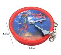 SUNGOOYUE Magical Clock Hands Penetration Trick Toy for Fun Mentalism Props, Small and Convenient, Super Fun to Play All Day (Red (Red)