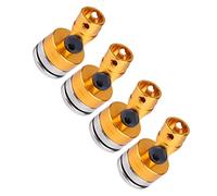SUNGOOYUE Magnetic Body After the Mount 4PCs for SCX10 4WD 1:10 RC Car, Simply Installed, Durable Aluminum Material, Suitable for Electro -RC Car Enthusiasts (Yellow)