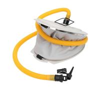 SUNGOOYUE Manual Foot Air Pump, Portable Double Cylinder Inflator with Halkey Roberts Valve Adapter, 5FT Hose, Fast Inflation for Inflatable Boats, Kayaks, Air Mattresses