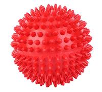 SUNGOOYUE Massage Roller Ball, Plastic Massage Roller Body Spiky Balls Fitness Relax Tool for Body Relax Muscle Recovery 7.5cm / 9cm Dia (Black (Large Size 9cm)