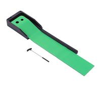 SUNGOOYUE Mini Desktop Putting Green Mat, Automatic Ball Return Non Slip Rubber Base with Crystal Velvet Surface for Indoor Home Office Practice