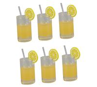 SUNGOOYUE Miniaturhart Lemonade Cup Set 1:12 1: 6 Baby House, Sensitive Accessories for the Dollhouse Table, Ideal for Baby Players
