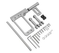 SUNGOOYUE Mount Aluminum Alloy 1/10 RC Servo Mount with Hydraulic Steering Kit Adjustable for VP F10 RC Crawler Car