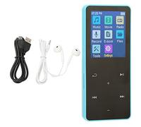 SUNGOOYUE MP3 MP4 Player, 1.8inch Touch Screen Bluetooth 5.0 HiFi Lossless Portable Music Player with 8GB Memory Support 128GB Expansion, for Sports Running (Blue)