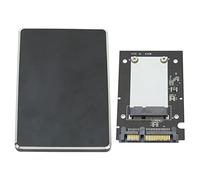 SUNGOOYUE MSATA to III 2.5in SSD Hard Disk Adapter Box Plug and Play Enclosure for /OS/ Users Oxidation Sandblasting Coloring
