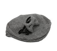 SUNGOOYUE Newborn Baby Photography Requisite Set Soft Flat Cap Gentleman Hut Bowtie, Ideal for Special Occasions, Suitable for 0-1 Months Old (Gentleman's baseball cap + bow tie)