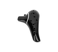 SUNGOOYUE Ocarina, 12 Hole Alto C ABS Resin Flute with Smooth Blowing Mouthpiece for Beginners and Experienced Players (Black)