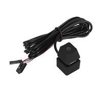 SUNGOOYUE PC Power Button, 6.6ft External Power Switch with Blue Switch Mechanical Keys and 7 Color Gradient Light, for Desktop Computer