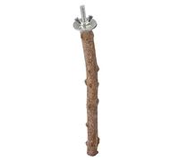 SUNGOOYUE Perch Natural Wood Bird Perch 13.8 Inch Grinding Standing Rod for Bird Cages Easy Install Chew and Claw Care for Budgie Canary Finch Cockatiel (1.5~2.5 * 25CM)