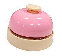 SUNGOOYUE Pet Call Bell Metal Dog Training Bell Sensitive Button Orange for Dinner Training Metal Construction Quick Press Response for Dogs and Cats At Home (Pink)