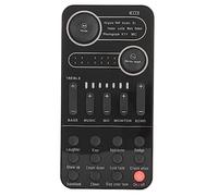 SUNGOOYUE Portable Sound Card, Bluetooth 5.3 Voice Changer with 13 Electric Sound Modes 11 Special Effects for Live Streaming Gaming KTV, Compatible with IOS Phones PC