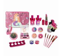 SUNGOOYUE Princess Makeup Set for Kids, All In One Set with Non- and Washable Cosmetics, Best Birthday Gifts, 4 Year Old Girl Birthday Gifts, for Little Girls Makeup, Toys Encouraging (type 3)