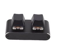 SUNGOOYUE Programmable 2 Key Keyboard, USB Red Switch Mechanical Gaming Keypad with Custom Shortcut Keys, for Vista OS X