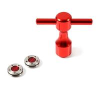 SUNGOOYUE Putter Weights Wrench Tool, 2pcs Red Aluminium Alloy Wrench Spanner Tool for Putters (30G)