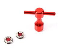 SUNGOOYUE Putter Weights Wrench Tool, 2pcs Red Aluminium Alloy Wrench Spanner Tool for Putters (40G)