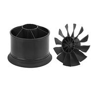 SUNGOOYUE RC 12 Blades Fan with a Perfect Dynamic Balance for a 3300 KV Engine, for Engine Without Brush Enthusiasts, Plastic Material (Positive paddle)