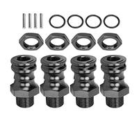 SUNGOOYUE RC Car Wheel Extension Adapter Easy Installation (Black) | RC Car Wheel Extension Adapter Easy Installation Easy Installation Strong Aluminum Build 17mm Hex Blue Aluminum Alloy