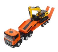 SUNGOOYUE RC Construction Vehicle, 2.4G 1:24 Rechargeable Remote Control Truck Engineering Toy Excavator Digger with Sound Lights for Boys Kids